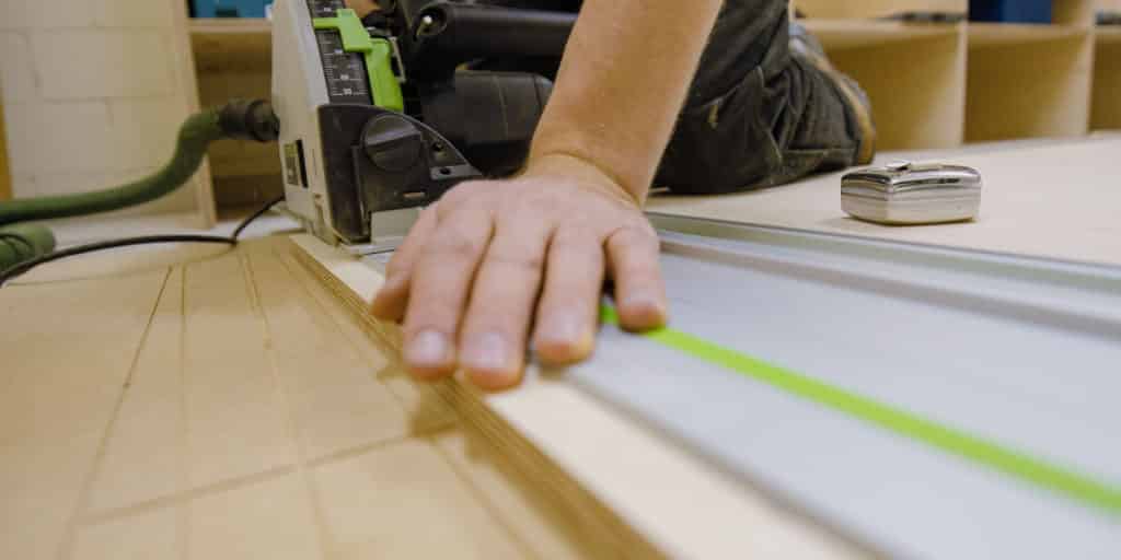 Table Saw Cutting Wood Home Depot